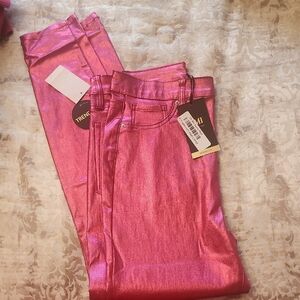 YMI Metallic Fuchsia Jeans